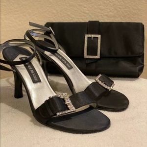 Jennifer Moore Satin Formal Sandals Size 7